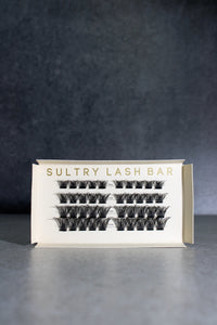 SL13 Hybrid C curl cluster lashes