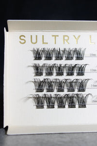 SL03 Classic D curl premium cluster lashes