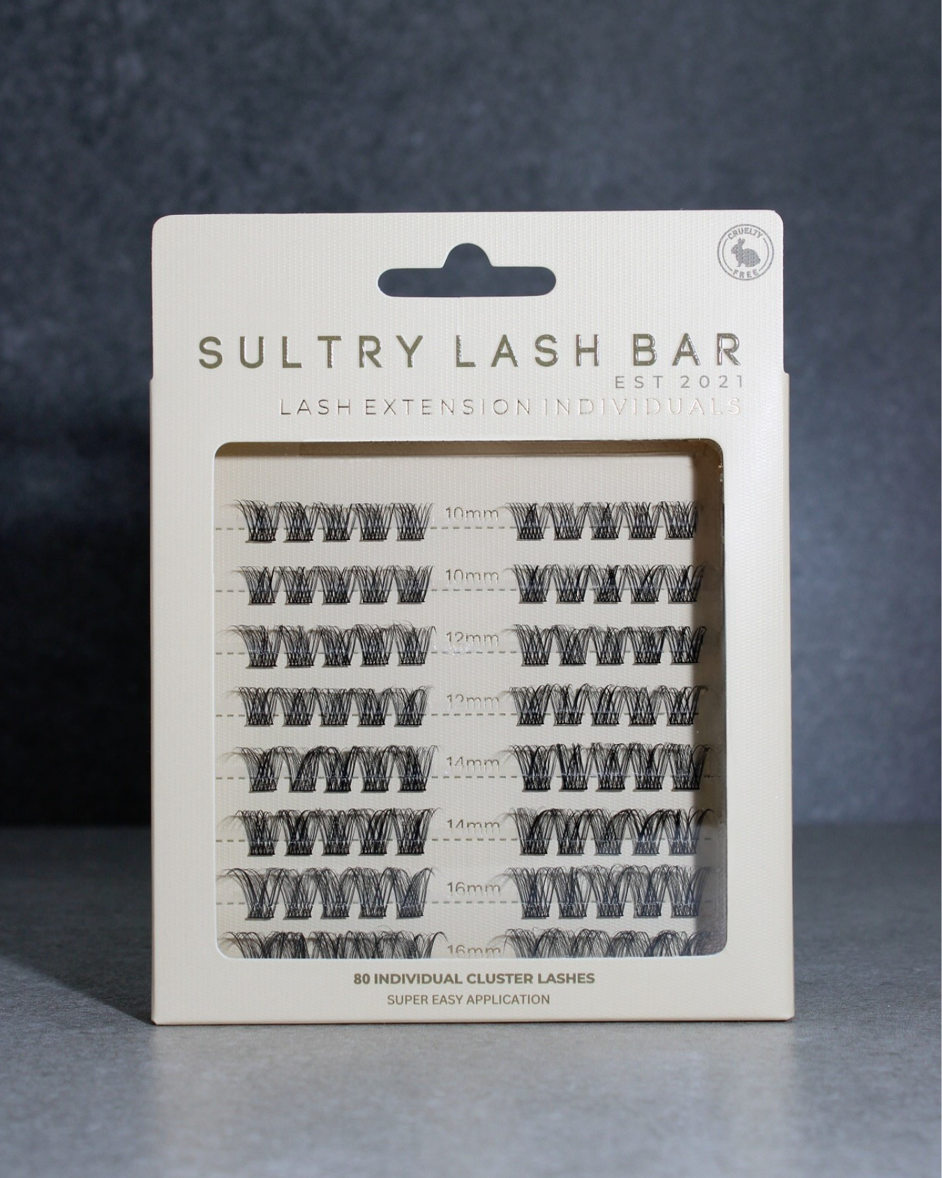 80pcs SL03 Wispy Natural Classic Cluster Lashes
