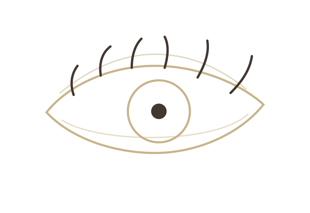 Clusters for almond eyes