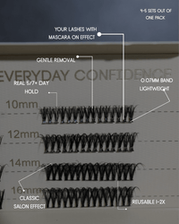 SL22 Classic premium DIY cluster lashes