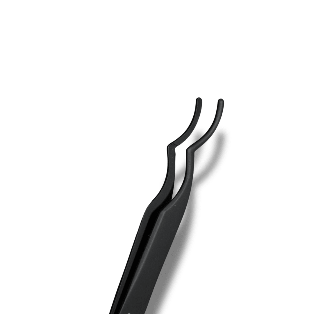 Non-Stick Precision Lash Tweezers for DIY Cluster Lashes | At-Home Lash Extension Applicator