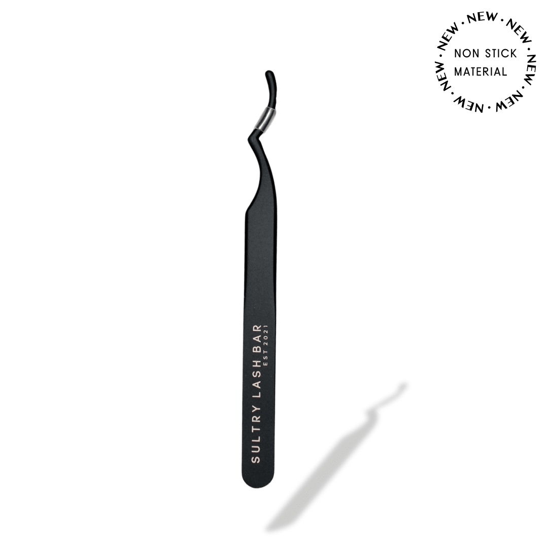 Non Stick material cluster lash tweezers