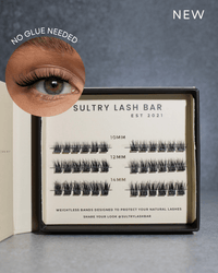 Pre Glued premium natural cluster lashes SL28