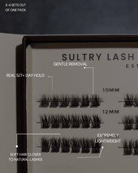 Pre Glued premium natural cluster lashes SL28