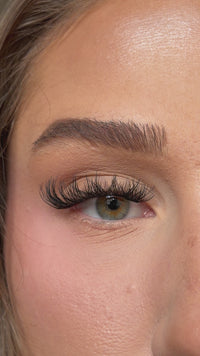 SL13 Hybrid C curl cluster lashes