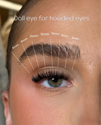 Single lengths premium DIY lashes SL04