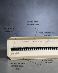 Single lengths premium DIY lashes SL04