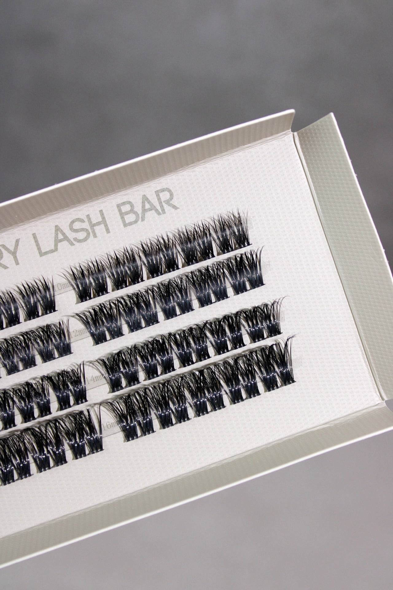 SL04 Long Lasting DIY Individual Eyelash Extensions in a compact box, featuring natural looking individual lashes.