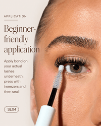 SL04 Premium D curl Hybrid lashes