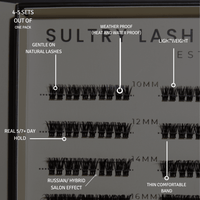 SL04 Premium D curl Hybrid lashes