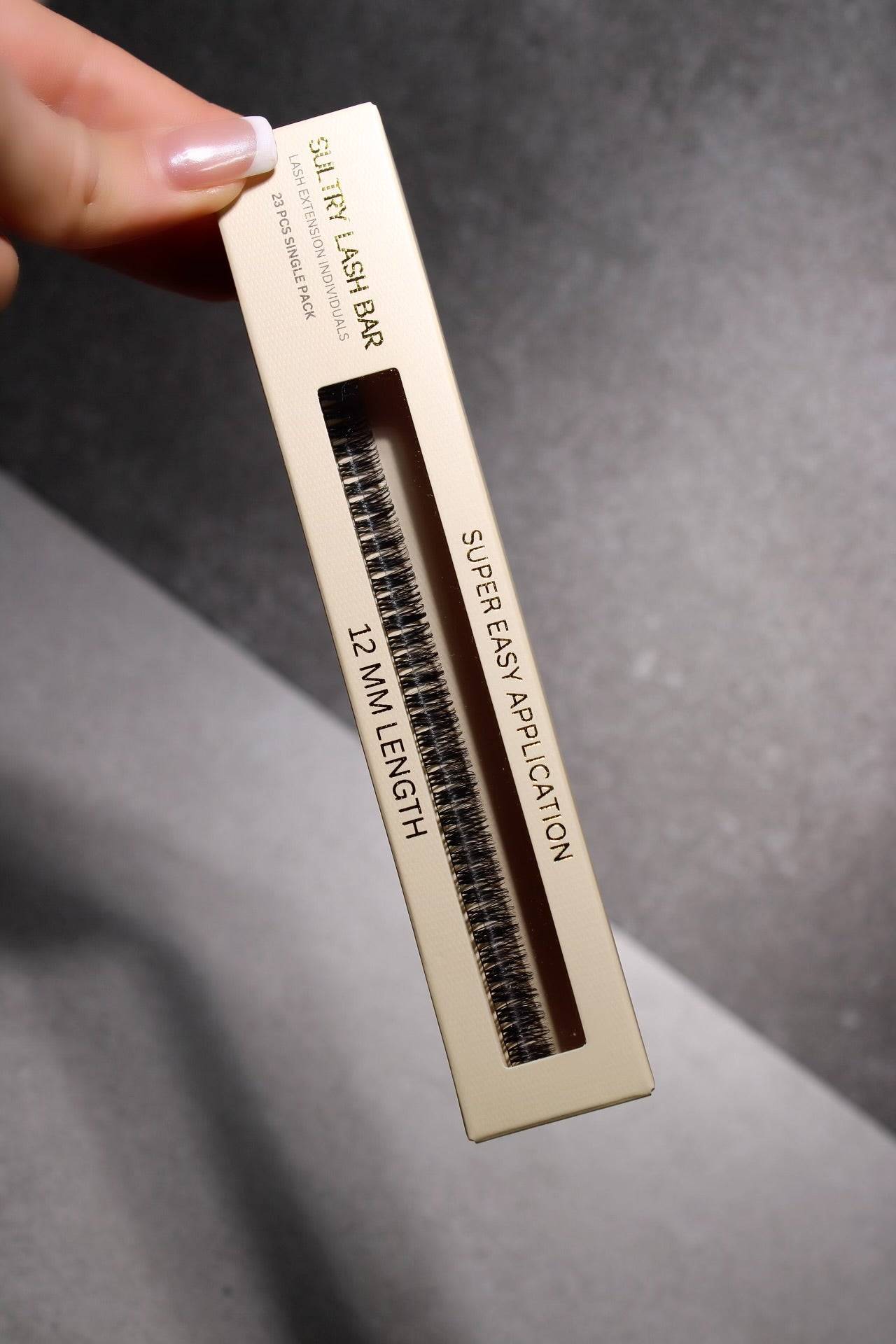 SL04 SINGLE Length DIY Individual Eyelash Extensions 23pcs - Sultry Lash Bar 