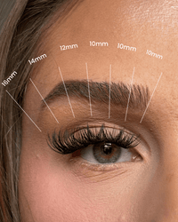 SL13 Hybrid C curl cluster lashes