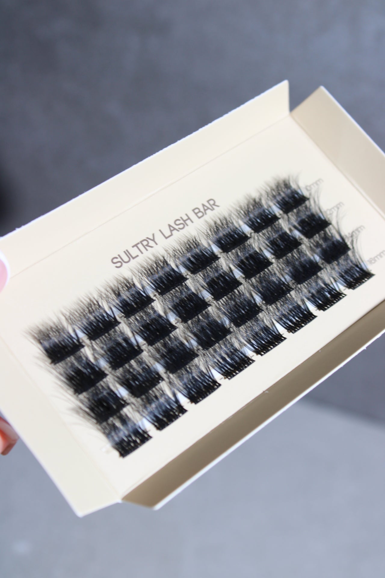 SL18 Korean Fibre Hair C Curl Cluster Lashes Extensions.