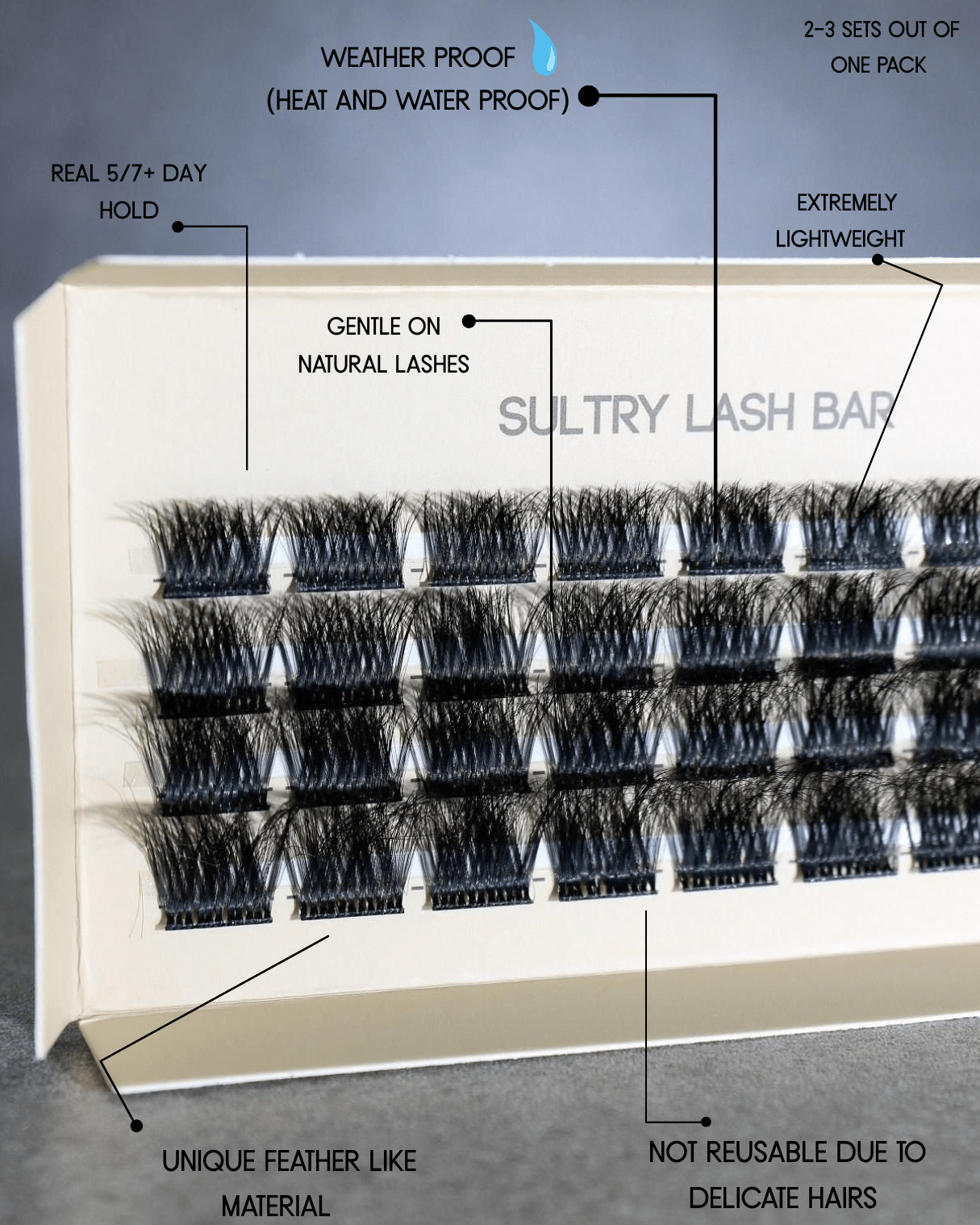 SL18 Premium Korean Fibre Ultra lightweight hair 32pcs