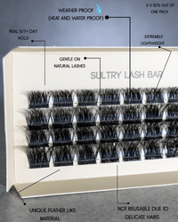 SL18 Ultra soft Korean Fiber cluster lashes