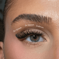 SL19 Feather like premium cluster lashes