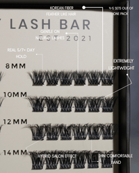 SL19 Feather like premium cluster lashes