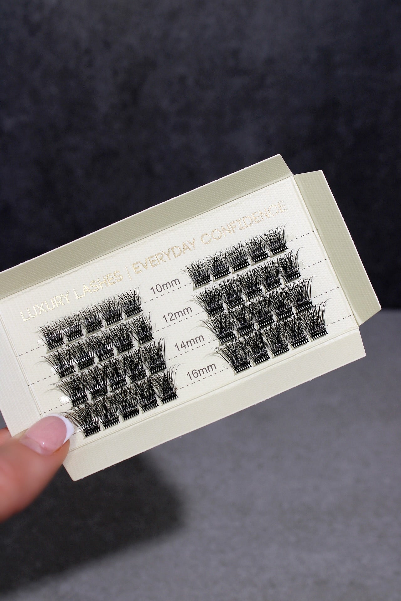 SL21 Cluster Lashes C-curl.