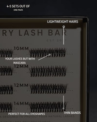 SL22 Classic Premium DIY Cluster Lashes (NEW lengths)