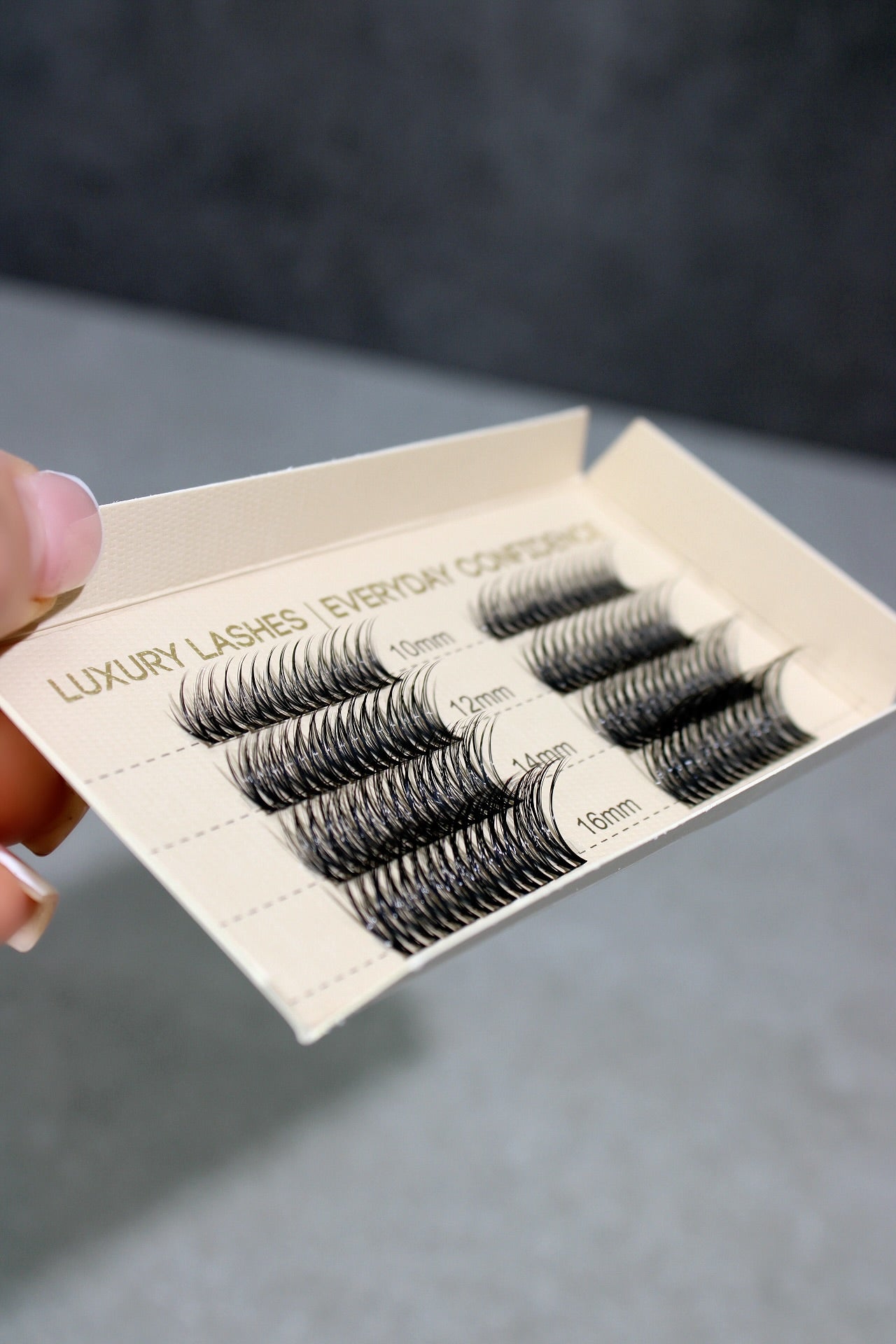 SL22 Cluster Lashes C-curl.
