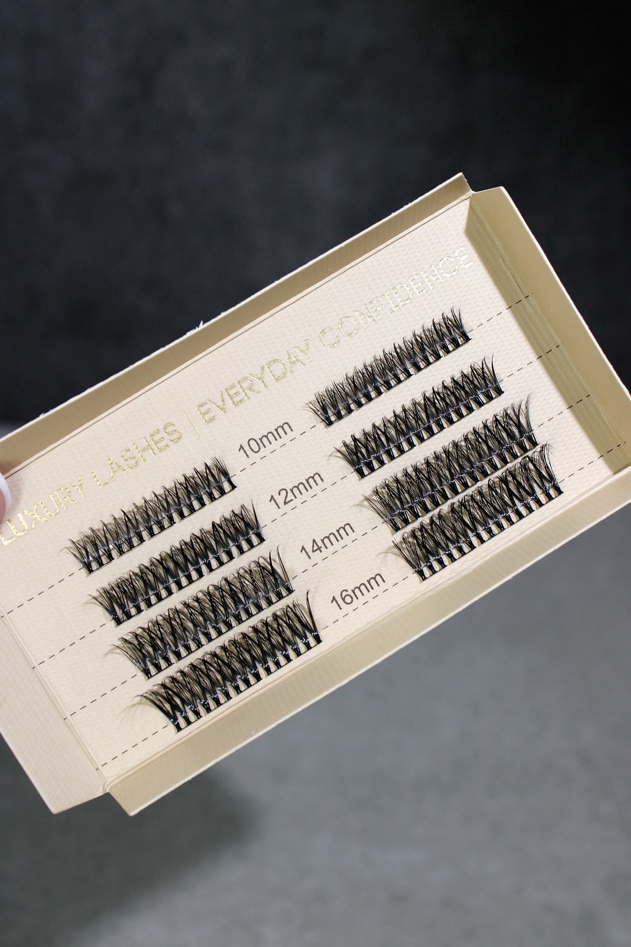 SL22 Cluster Lashes C-curl.