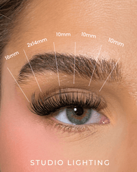 SL23 Classic premium cluster lashes style