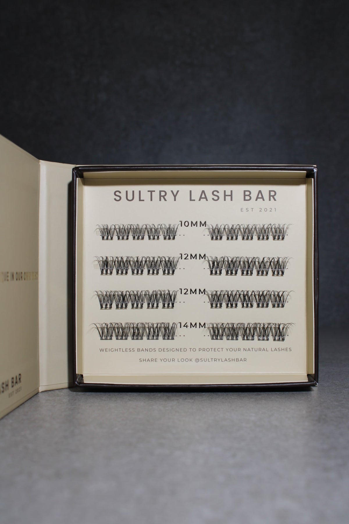 SL25 Natural premium cluster lashes