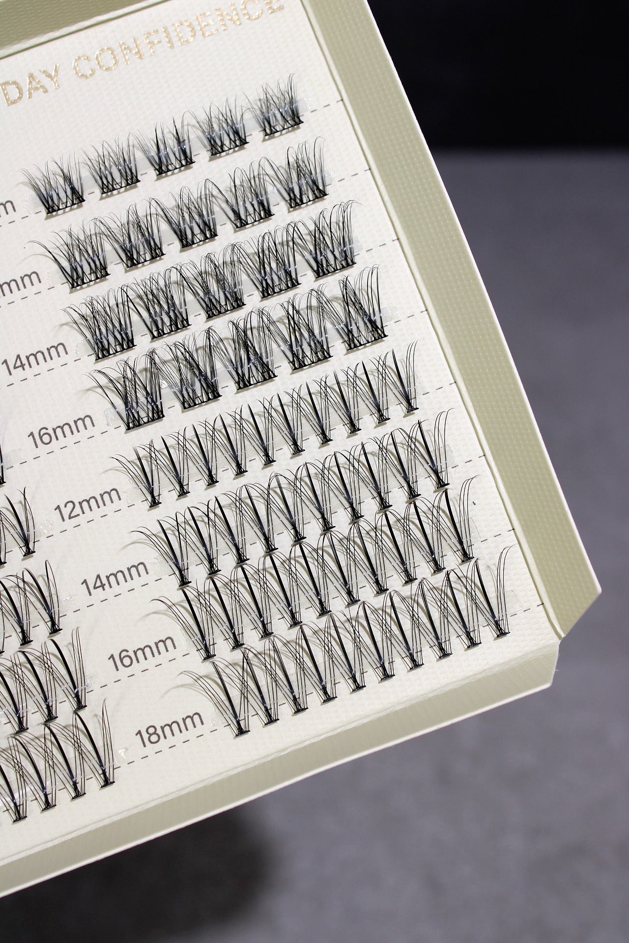 Xpress Premium Y Silk Lashes – C-Curl, 0,15 Mm Stärke, 10 Mm Länge, 16 Reihen, Für Wimpernverlängerung