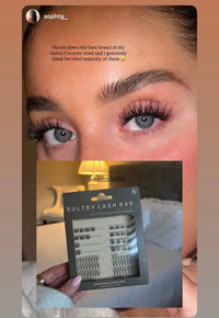 SL26 Natural premium cluster lashes