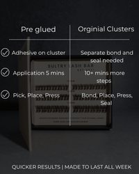 SL27 Self adhesive Premium D curl Clusters