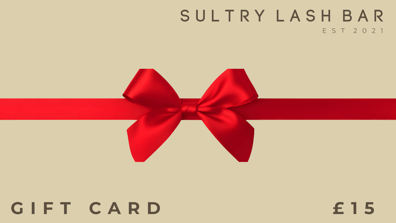 Sultry Lash Bar Gift Card