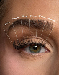 SL22 Classic premium DIY cluster lashes